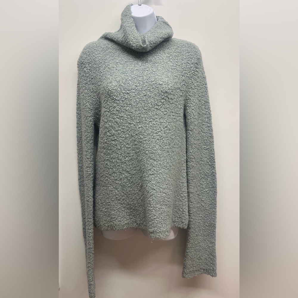 J. Crew Soft Gray Cowl Neck Sweater